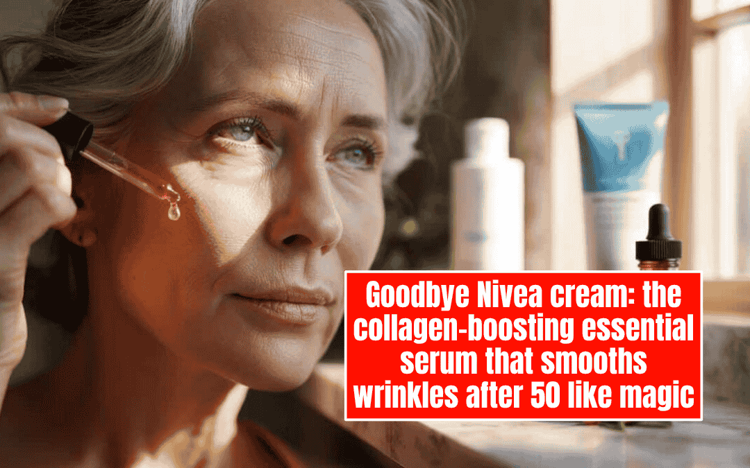 Goodbye Nivea cream: the collagen-boosting essential serum that smooths wrinkles after 50 like magic